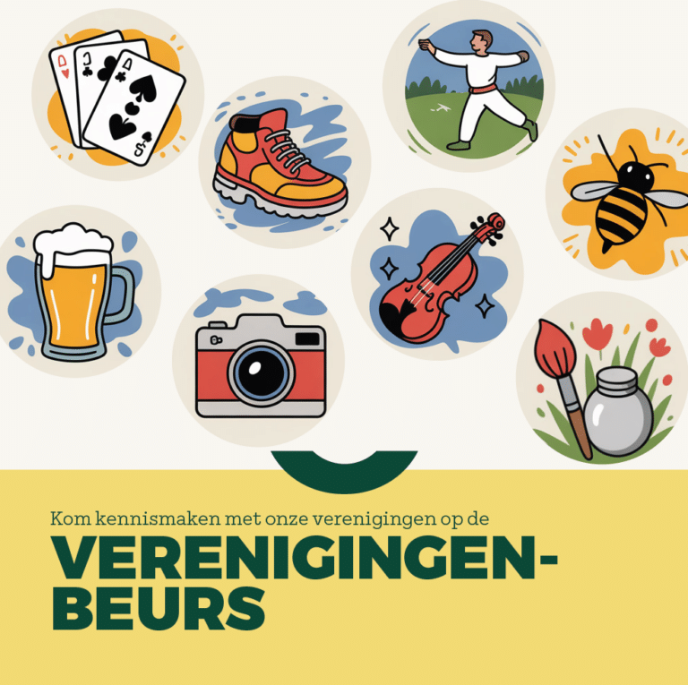 Verenigingenbeurs op zondag 31 mei